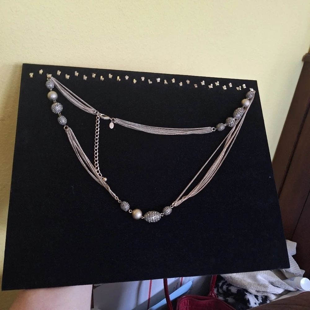Chico’s Multi Strand Accented Long Necklace